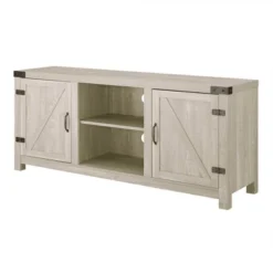 Clarabelle Farmhouse Barn Door TV Stand For TVs Up To 60" - Saracina Home -Saracina Home Shop GUEST 421cdefc 3364 4555 93ca 07c85b1824b0