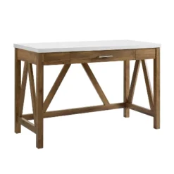 Taylen A Frame Transitional 1 Drawer Writing Desk - Saracina Home -Saracina Home Shop GUEST 42395158 79a0 4327 9973 0a4d90b69976