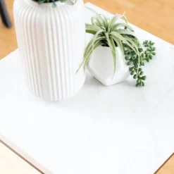 Owen Urban Open Box Frame Side Table Faux White Marble - Saracina Home -Saracina Home Shop GUEST 4342e184 f42c 4847 a43b 7efb143bd892