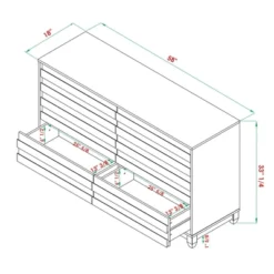 Ilya Solid Wood Modern Panel Front 6 Drawer Dresser - Saracina Home -Saracina Home Shop GUEST 444194b5 0b39 45be 9090 0d7dbeceade2