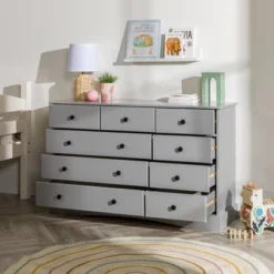 Lauren Classic Transitional 9 Drawer Dresser Storage - Saracina Home -Saracina Home Shop GUEST 44c8d096 3ab9 4901 a314 1cf32de748a9