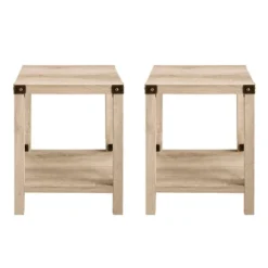 Set Of 2 Sophie Rustic Farmhouse X Frame Side Tables - Saracina Home -Saracina Home Shop GUEST 44f79b6e 19f0 4b8d a95b e597d82b26b9
