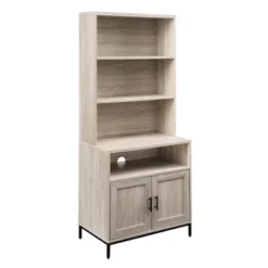 64.12" Orin Modern 2 Door Bookshelf Hutch - Saracina Home -Saracina Home Shop GUEST 4533baad 7e0e 473b a184 41d33d5548af