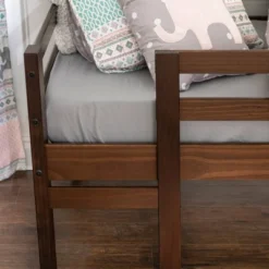 Twin Indy Solid Wood Low Loft Bed Walnut - Saracina Home -Saracina Home Shop GUEST 477d014b ca9f 421f a774 50b8fe69b59d