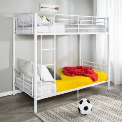 Twin Over Twin Analise Metal Bunk Bed - Saracina Home 14 Twin Over Twin Analise Metal Bunk Bed - Saracina Home -Saracina Home Shop GUEST 47f054be ac4e 4bc9 b720 aadd11bc6b8b