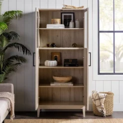 68" Boho Modern Tall Storage Wood Cabinet - Saracina Home 21 68" Boho Modern Tall Storage Wood Cabinet - Saracina Home -Saracina Home Shop GUEST 49c7bfc0 edc5 436a b23c b117a55b1f55