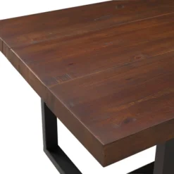 72" Modern Farmhouse Solid Wood Distressed Plank Top Dining Table - Saracina Home 11 72" Modern Farmhouse Solid Wood Distressed Plank Top Dining Table - Saracina Home -Saracina Home Shop GUEST 4c7771cf 0134 4e60 af5f adf6bf8766c0