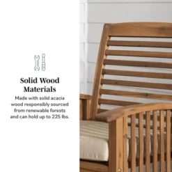 2pk Acacia Wood Patio Chairs With Cushions - Saracina Home 18 2pk Acacia Wood Patio Chairs With Cushions - Saracina Home -Saracina Home Shop GUEST 4d7dfc00 8c10 41d6 abba af6ec69a3130