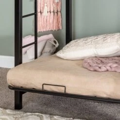 Twin Over Futon Analise Metal Bunk Bed Black - Saracina Home 15 Twin Over Futon Analise Metal Bunk Bed Black - Saracina Home -Saracina Home Shop GUEST 4db845de 3eb4 4634 9541 19c0829da1dc