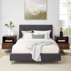 Jones Modern 1 Drawer Nightstand With Cubby - Saracina Home -Saracina Home Shop GUEST 4e984b58 94c5 46ed 973d 2f997875cdae