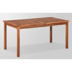 3pc Acacia Wood X Design Outdoor Patio Dining Set - Brown - Saracina Home -Saracina Home Shop GUEST 4f8f83d1 0318 427f 81b6 4a075466df6f