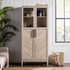 68" Boho Modern Tall Storage Wood Cabinet - Saracina Home 33 68" Boho Modern Tall Storage Wood Cabinet - Saracina Home -Saracina Home Shop GUEST 51d4275b 30d0 4c3b 85c4 0822c6d9819a