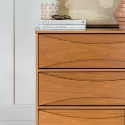 Mid-Century Modern Contoured 5 Drawer Chest Of Drawers - Saracina Home 26 Mid-Century Modern Contoured 5 Drawer Chest Of Drawers - Saracina Home -Saracina Home Shop GUEST 52450d7c 149b 4658 bbc3 0638d4783538