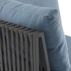 Outdoor Modern Modular Patio Corner Chair Blue - Saracina Home -Saracina Home Shop GUEST 529519ff 7501 4797 8653 195f43953d8a