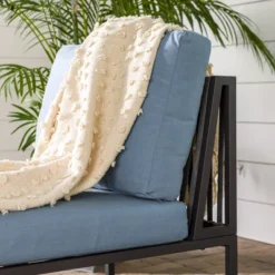 Outdoor Modern Modular Patio Side Chair Blue - Saracina Home -Saracina Home Shop GUEST 53ce51f2 2985 4166 9744 dd38cb735116