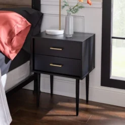 Ora Mid-Century Modern 2 Drawer Nightstand - Saracina Home -Saracina Home Shop GUEST 586d04a0 be28 4036 81c0 746bfa6293b3