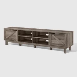 Modern Rustic 2 Door Storage TV Stand For TVs Up To 80" - Saracina Home -Saracina Home Shop GUEST 58d9a384 e62b 4e25 93a3 444225e5dccd