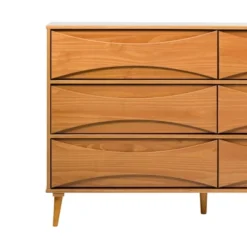Mid-Century Modern Contoured 6 Drawer Dresser - Saracina Home -Saracina Home Shop GUEST 594c6242 2500 453b 90d5 efb2e62ee4ee