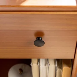 Katie Transitional Tray Top 1 Drawer Solid Wood Nightstand Caramel - Saracina Home -Saracina Home Shop GUEST 5a946ed5 9f0e 44f0 91c5 76d3ad912709