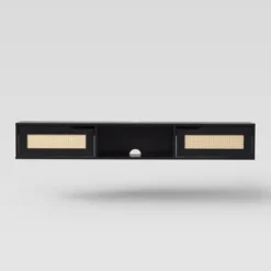 Modern Boho Floating TV Stand For TVs Up To 65" With Rattan Doors - Saracina Home 28 Modern Boho Floating TV Stand For TVs Up To 65" With Rattan Doors - Saracina Home -Saracina Home Shop GUEST 5c5da2f8 f207 45f0 8aa1 950d825c82f9