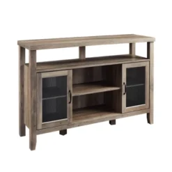 Rustic Transitional Double Door Highboy Buffet - Saracina Home -Saracina Home Shop GUEST 5d895749 a009 4c12 a4de 272f335b6ae3