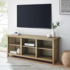 Mission Slatted Media Console TV Stand For TVs Up To 65" - Saracina Home -Saracina Home Shop GUEST 5f958c35 6f33 42e1 859a c93b8633dfcf