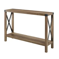 Sophie Rustic Industrial X Frame Entry Table - Saracina Home -Saracina Home Shop GUEST 6004cebb 134c 4f3e a552 7a10428fe1f3
