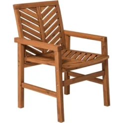 2pk Slatted Chevron Acacia Wood Patio Chairs - Saracina Home 36 2pk Slatted Chevron Acacia Wood Patio Chairs - Saracina Home -Saracina Home Shop GUEST 602118da f5b3 4252 87d9 b77d1af36857