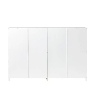 Classic 6 Drawer Groove Dresser White - Saracina Home 6 Classic 6 Drawer Groove Dresser White - Saracina Home - Image 4