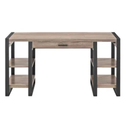 60" Industrial Transitional Tech Desk With USB - Saracina Home -Saracina Home Shop GUEST 65e1ac0a c8db 4eee a347 2bc0c9eb7fea