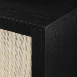 Modern Boho Wood And Rattan 2 Door Accent Cabinet - Saracina Home -Saracina Home Shop GUEST 65fef225 ad0d 45f2 9128 355e7801cbd1