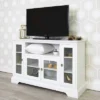 Glass Door Traditional Highboy TV Stand For TVs Up To 58" - Saracina Home -Saracina Home Shop GUEST 688ab856 fcac 4c6e 98e0 927405621158