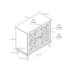 Versatile Fretwork Accent Storage Cabinet Blue - Saracina Home -Saracina Home Shop GUEST 697d5268 2e95 4a8c bba4 baa50dfae025