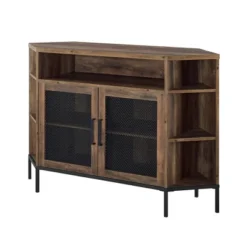Corner TV Stand For TVs Up To 55" With Metal Mesh Doors - Saracina Home -Saracina Home Shop GUEST 6ae67eda 98e0 4339 8d27 0a4065c69d8a