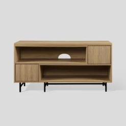 Modern Reeded Door Extendable TV Stand For TVs Up To 50" - Saracina Home -Saracina Home Shop GUEST 6d7879d0 a593 4cbd b17a 3d820695e001