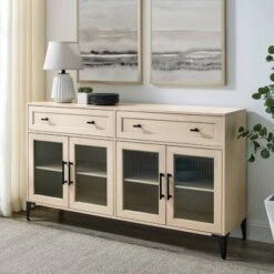 4 Door Reeded Glass Storage Sideboard - Saracina Home 12 4 Door Reeded Glass Storage Sideboard - Saracina Home -Saracina Home Shop GUEST 7058a409 0346 4575 9379 b7ed1fea9980