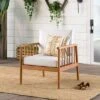 Saracina Home Modern Boho Eucalyptus Outdoor Spindle Arm Chair With Cushions -Saracina Home Shop GUEST 72a486da 59bc 43a7 8701 ad66352120b4