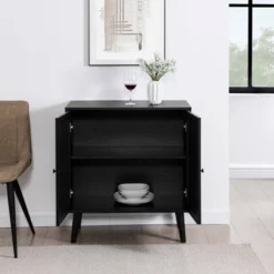 Modern Boho Wood And Rattan 2 Door Accent Cabinet - Saracina Home -Saracina Home Shop GUEST 7505220d b0d7 4c90 8f5c 400dda72a7dc