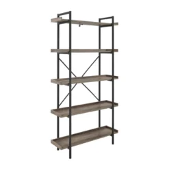 68" 5 Tray Shelf Urban Pipe X Back Bookshelf - Saracina Home -Saracina Home Shop GUEST 7546ba45 c02f 4ca7 b12d e99f32bb0573
