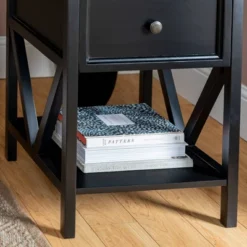 Set Of 2 Farmhouse Single Drawer V Frame Nightstands - Saracina Home 22 Set Of 2 Farmhouse Single Drawer V Frame Nightstands - Saracina Home -Saracina Home Shop GUEST 7687c127 6673 4260 bfa9 5a4f32541fed