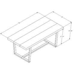 72" Modern Farmhouse Solid Wood Distressed Plank Top Dining Table - Saracina Home 12 72" Modern Farmhouse Solid Wood Distressed Plank Top Dining Table - Saracina Home -Saracina Home Shop GUEST 771a4c0c 29dd 4c84 ae48 88970e06f0cd