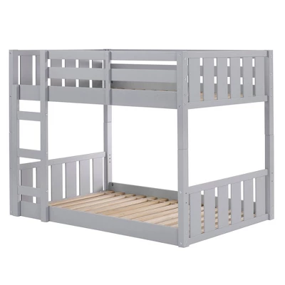 Twin Over Twin Wood Detachable Slat Bunk Bed - Saracina Home 4 Twin Over Twin Wood Detachable Slat Bunk Bed - Saracina Home - Image 2