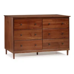 Stiva Classic Mid-Century Modern Horizontal 6 Drawer Dresser - Saracina Home -Saracina Home Shop GUEST 78791d89 6431 4350 b98b c4637b18a0d0