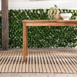 Acacia Wood Patio Simple Rectangle Dining Table - Saracina Home -Saracina Home Shop GUEST 790a3f29 873f 44d2 8a3d e79669aa1fe9