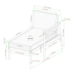 Saracina Home 4pc Modern Boho Eucalyptus Spindle Outdoor Sectional Set -Saracina Home Shop GUEST 7cb4746b ff48 4e8b a789 30747e99823b