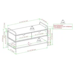 Modern 2 Drawer Storage Entry Bench - Saracina Home -Saracina Home Shop GUEST 7d1fcc91 53fe 4d6c 8d03 2dd751a5dfbe