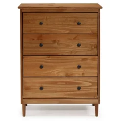 Stiva Classic Mid-Century Modern Vertical 4 Drawer Dresser - Saracina Home -Saracina Home Shop GUEST 7d52ef34 1e46 4920 a3a1 34d91177eaef