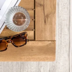 Ravenscroft Modern Boho Acacia Wood Slatted Outdoor Coffee Table With Lower Shelf - Saracina Home 16 Ravenscroft Modern Boho Acacia Wood Slatted Outdoor Coffee Table With Lower Shelf - Saracina Home -Saracina Home Shop GUEST 7f8533f0 1ff5 4bc9 a150 1b43c778352a