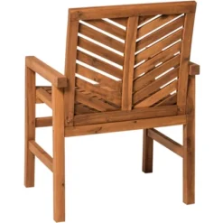 2pk Slatted Chevron Acacia Wood Patio Chairs - Saracina Home 37 2pk Slatted Chevron Acacia Wood Patio Chairs - Saracina Home -Saracina Home Shop GUEST 84eebdf0 bcdb 45bc b3f0 3d1cc378ebd6