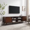 Mid-Century Modern Wide Storage TV Stand For TVs Up To 80" - Saracina Home -Saracina Home Shop GUEST 86cb8670 93b9 43fe 98ad 6a1aa21d2a9b